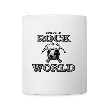 Rock the World Géologie Paléontologie - Mug blanc - blanc - Devant
