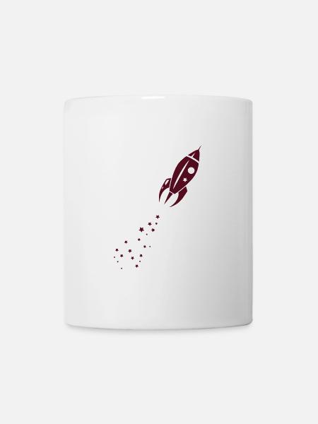 Eine Rakete beim Abflug - Tasse - Weiß