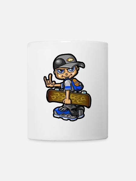 bboy and skate - Mug - white