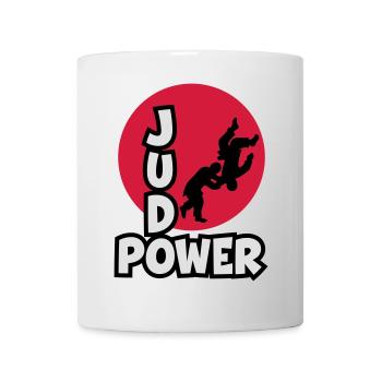 JudoPower Logo - Tasse - Weiß - Vorne