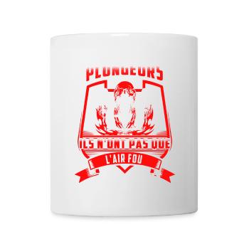 L'air fou rouge - Mug blanc - blanc - Devant