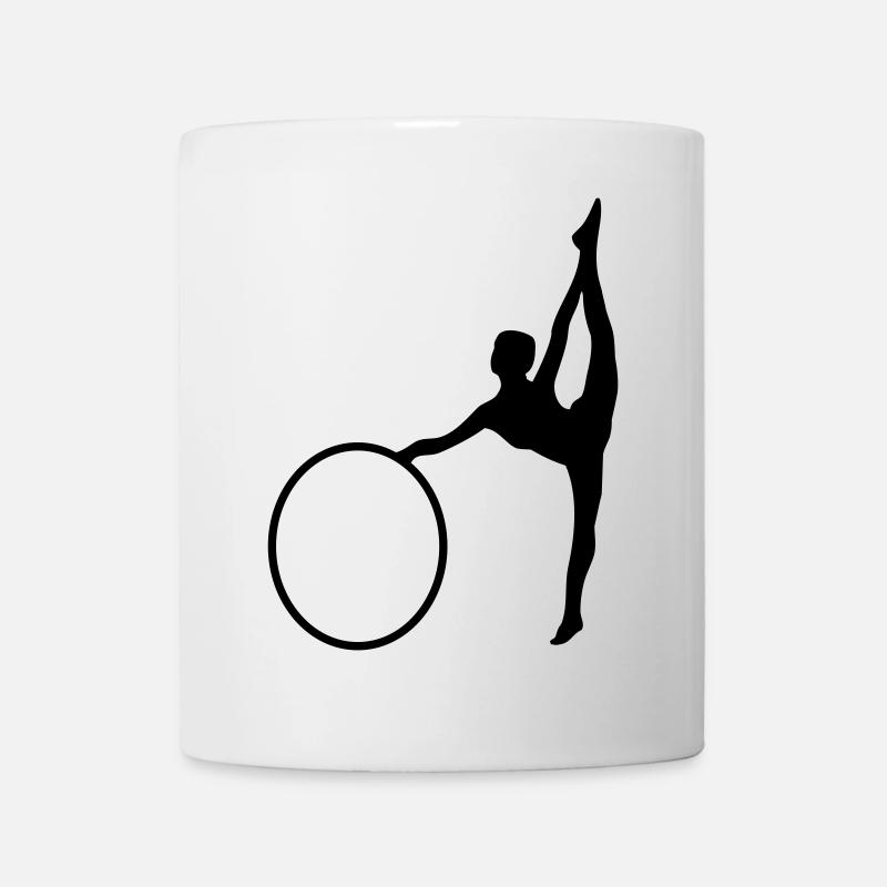 Gymnastik Mädchen - Tasse - Weiß
