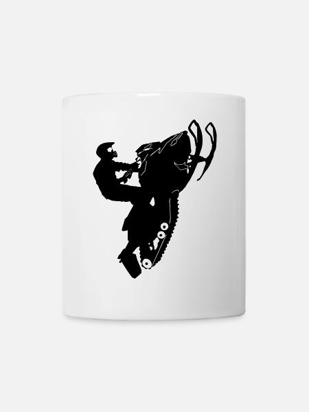 Snowmobile cleasanna tiománaí - Mug - white
