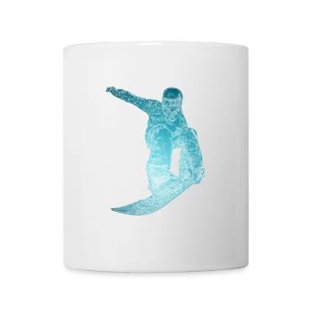 Eis Snowboarder - Tasse - Weiß - Vorne