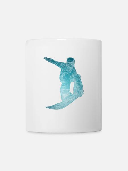 Ice of snowboarder T-Shirts - Mug - white