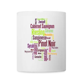 Rebsorten Mixed - Tasse - Weiß - Vorne