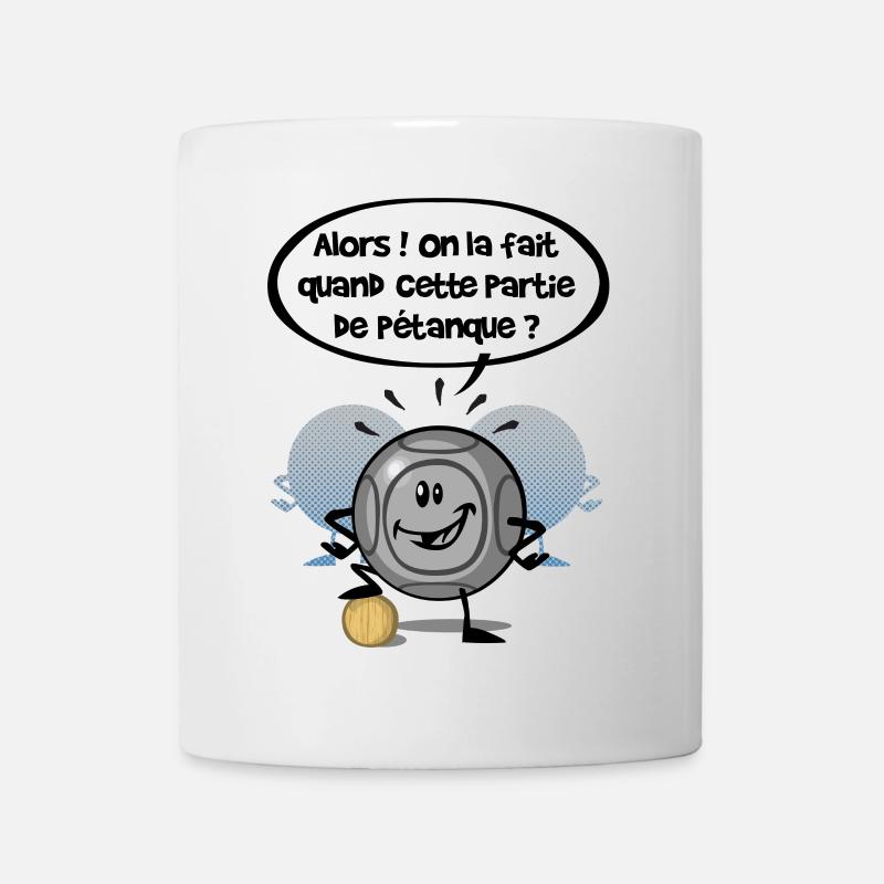 Pétanque !?! - Mug blanc - blanc