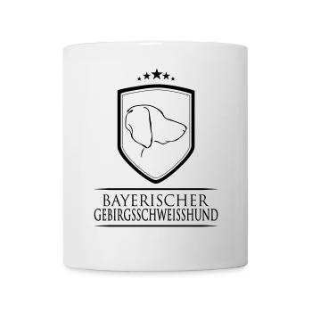 BAYERISCHER GEBIRGSSCHWEISSHUND WAPPEN - Tasse - Weiß - Vorne
