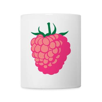 Himbeerfrucht - Tasse - Weiß - Vorne