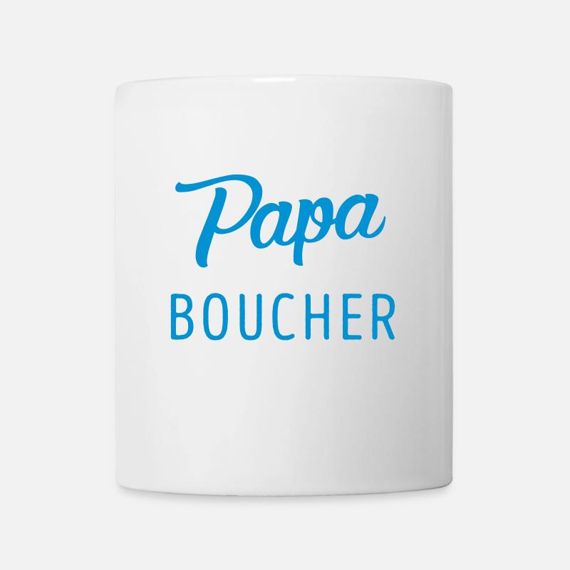 Papa boucher - Mug blanc - blanc