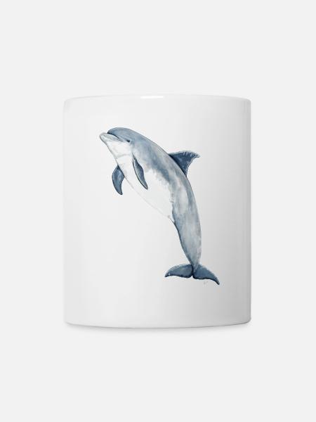 DAUPHIN - Grand dauphin - Grand Dauphin - Mug blanc - blanc