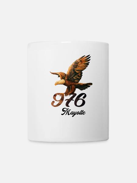 T-shirt Mayotte 976 Aigle Coton Bio Homme - Mug blanc - blanc