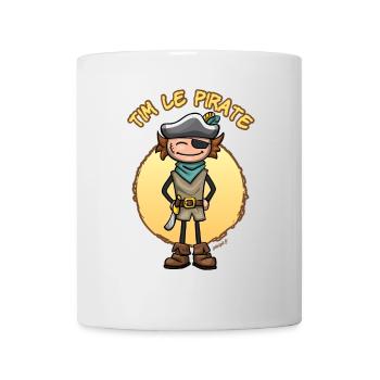 Tim le pirate - Mug blanc - blanc - Devant