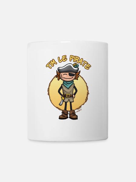 Tim le pirate - Mug blanc - blanc