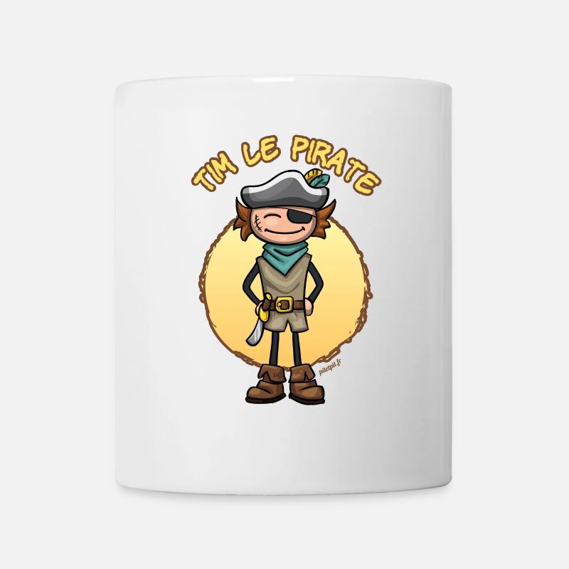 Tim le pirate - Mug blanc - blanc