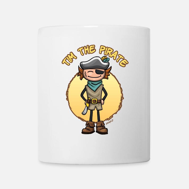 Tim the pirate - Mug blanc - blanc