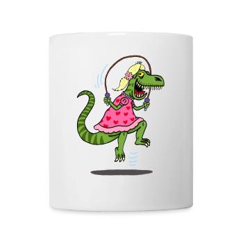 Tyrannosaurus cunning - Mug - white - Front
