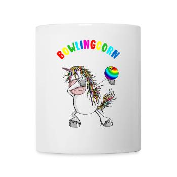 Bowlingcorn - Dabbing Unicorn Bowling - Dab - Mug - white - Front