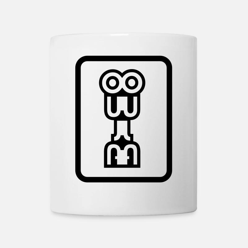 logo boutique OualOula - Mug blanc - blanc