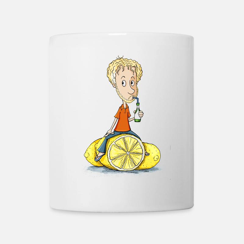 Gibt Dir das Leben Zitronen... - Tasse - Weiß