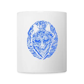 Wolf - Tasse - Weiß - Vorne