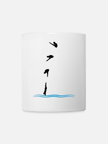 High diving - Mug - white