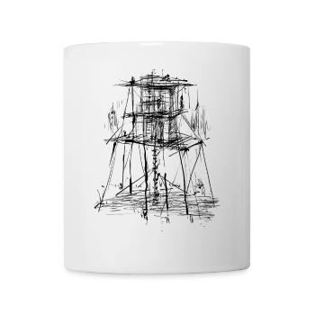 Architektur Turm - Tasse - Weiß - Vorne