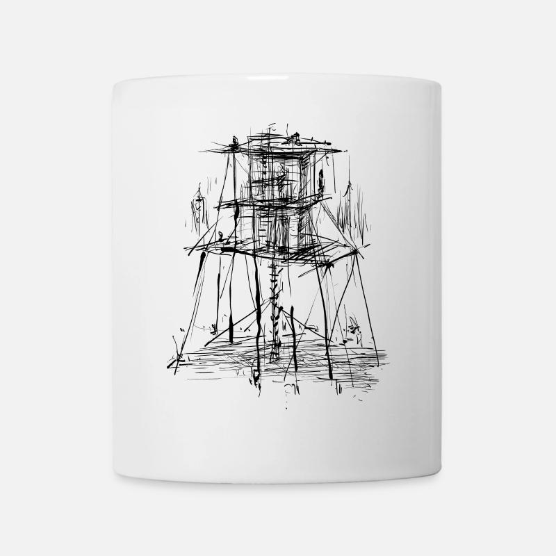 Architektur Turm - Tasse - Weiß
