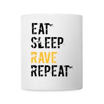 Rave et répète - Mug blanc - blanc - Devant