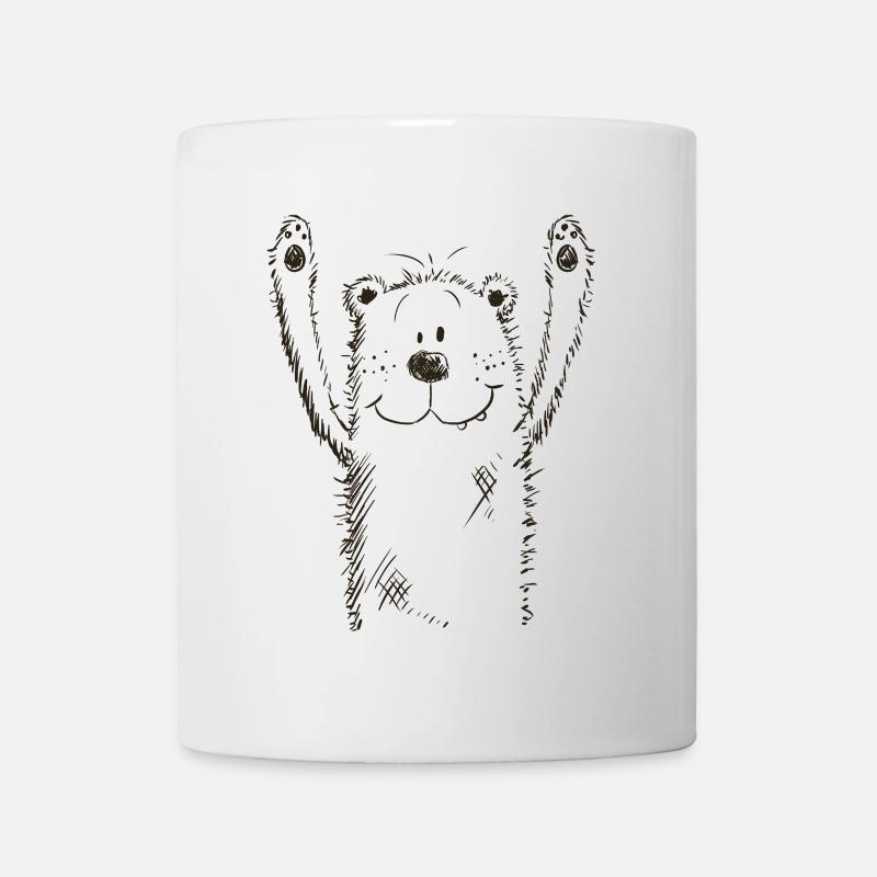 Witzer Bär I Bärchen I Teddy I Eisbär Comic - Tasse - Weiß