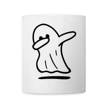 Geist / Lustiger Geist / Halloween / Dabbing-Geist - Tasse - Weiß - Vorne