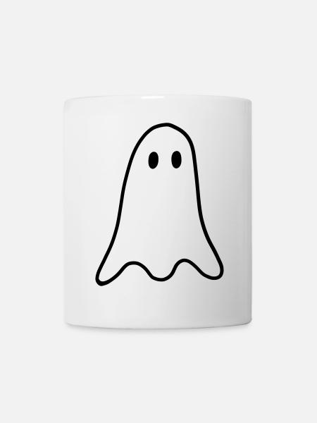 Halloween ghost - Tasse - Weiß