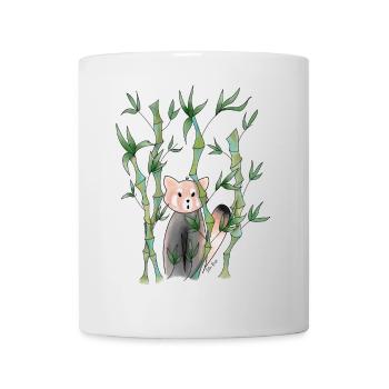 mon petit panda roux - Mug blanc - blanc - Devant