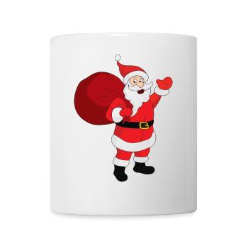 Noël Noël Père Noël Père Noël - Mug blanc - blanc - Devant