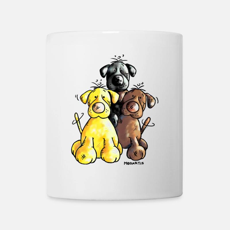 Labrador Retriever - Dog - Cartoon - Mug - white