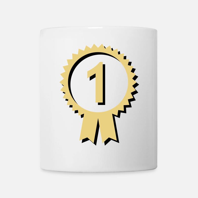 Gold Medal Number 1 - Customizable - Mug - white