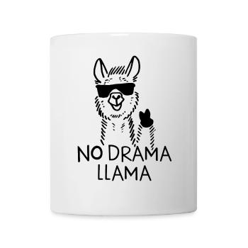 No Drama Llama Shirt - Mug - white - Front