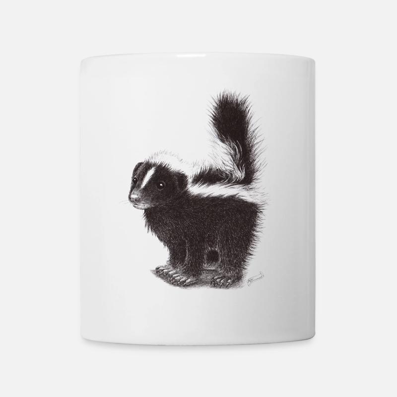 Niedliches cooles Stinktier - Tasse - Weiß