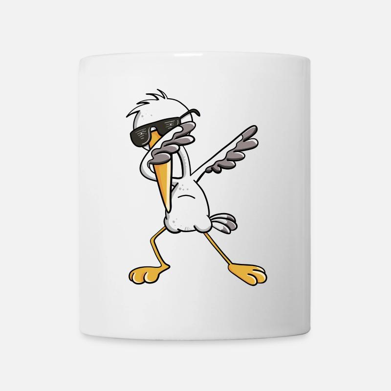 Dab Storch I Schwangerschaft I Baby Geschenk - Tasse - Weiß