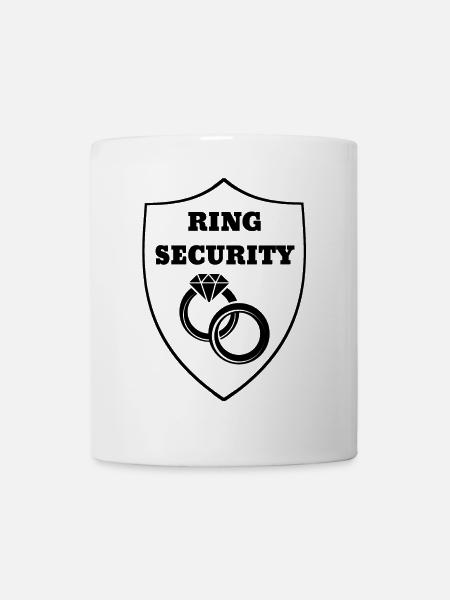 Ring Security JGA Junggesellenabschied Geschenk - Tasse - Weiß