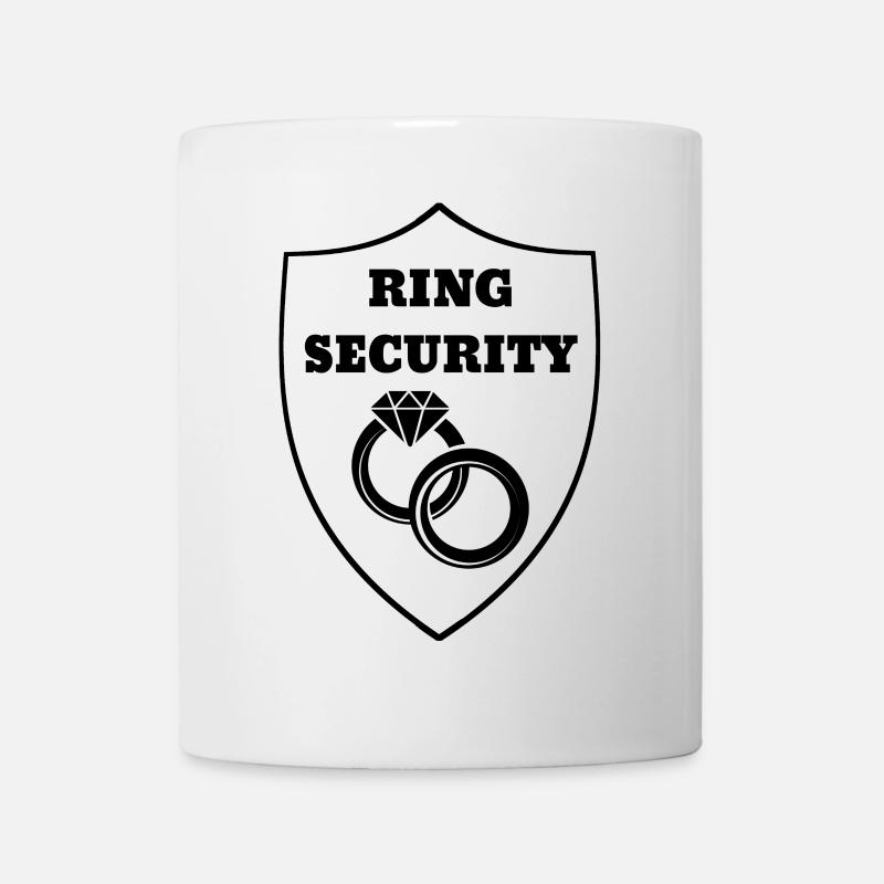 Ring Security JGA Junggesellenabschied Geschenk - Tasse - Weiß