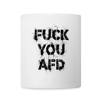 Fuck You AfD - Tasse - Weiß - Vorne