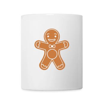 Lebkuchenmann - Tasse - Weiß - Vorne