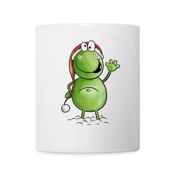 Funny Santa Frog I Fun Gift - Mug - white - Front