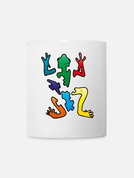 La vie est un jeu de puzzle ... - Mug blanc - blanc