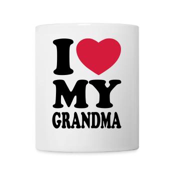 I love my grandma - Mug - white - Front
