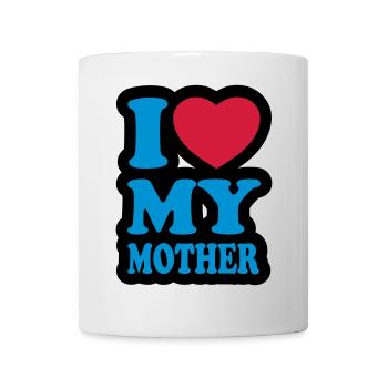 I love my mother - Mug - white - Front