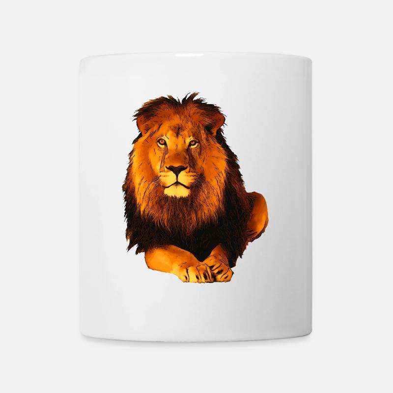 Lion - Mug blanc - blanc