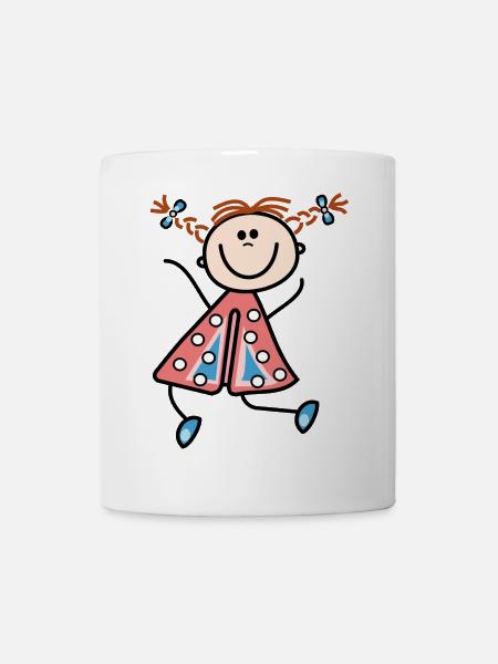 girl - Mug - white