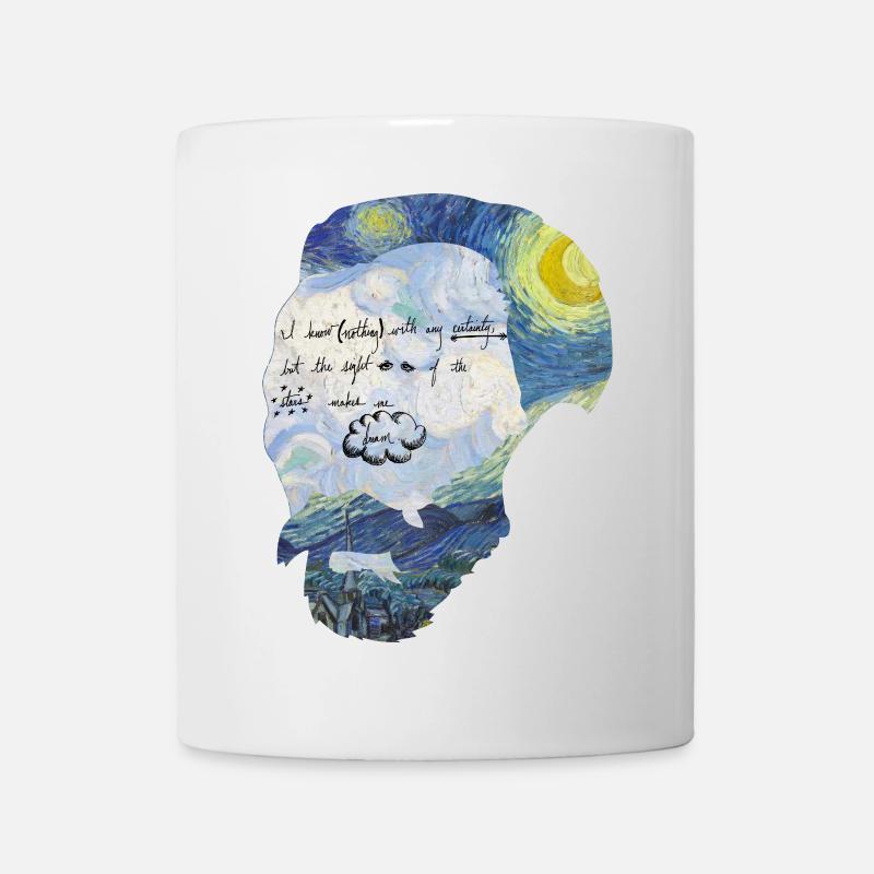 Van Gogh Dream Stars Graphic - Mug - white